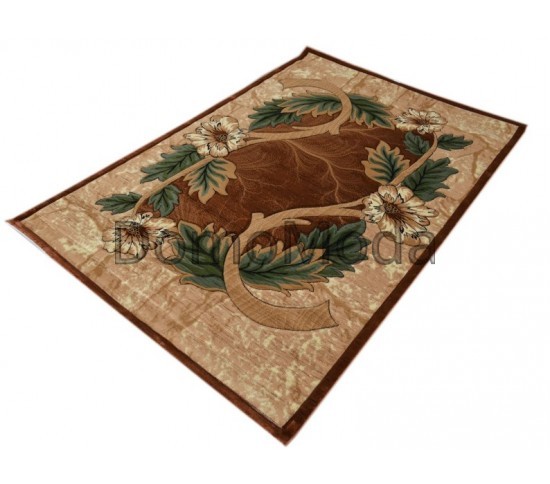 Синтетичний килим Hand Carving 0926A brown-beige - Висока якість за найкращою ціною в Україні зображення 5.